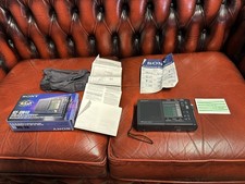 Sony ICF-SW40 FM/SW/MW PLL Receiver | Black | Tested Boxed With Paperwork Case