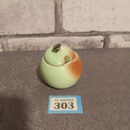 Carlton ware lidded apple - carlton,