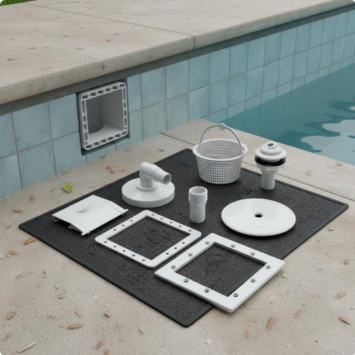 Wall mount pool skimmer - wall,