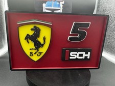 Formula One | F1 | Michael Schumacher | 5| Ferrari | Collectors Plaque / Sign