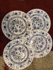 4 Vintage Blue Nordic dinner