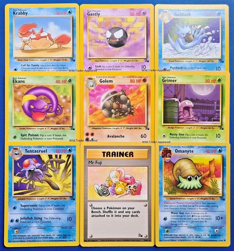 Fossil pokemon card singles - card,