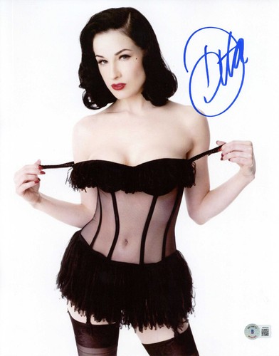 Dita von teese signed - von,