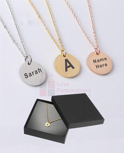 Personalised name round - name,