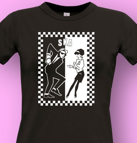 Ska two tone dancers - two,