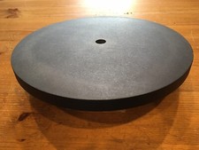 Moth / Rega Turntable Platter - Black MDF - New Old Stock - Unused!
