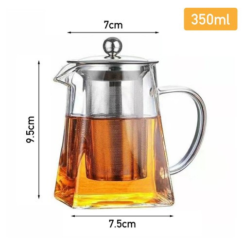 Heat resistance glass teapot - heat,
