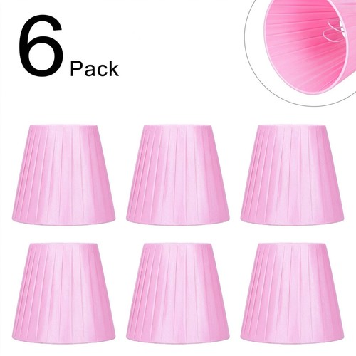 Pack pink clip lampshades - pack,