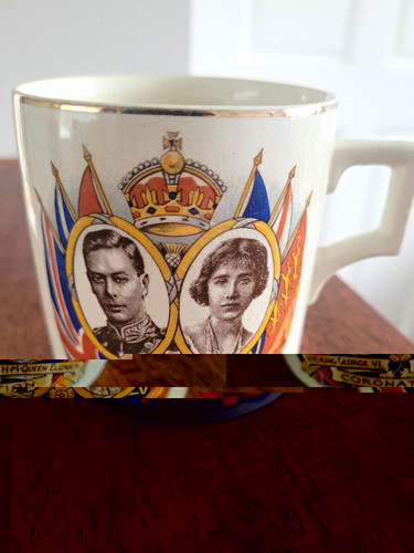 1937 royalty coronation mug - uk,