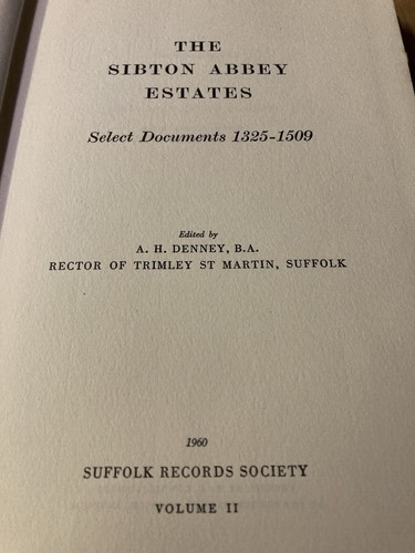 The sibton abbey - sibton, estates