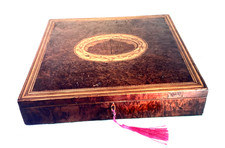 Antique Georgian Yew Wood and