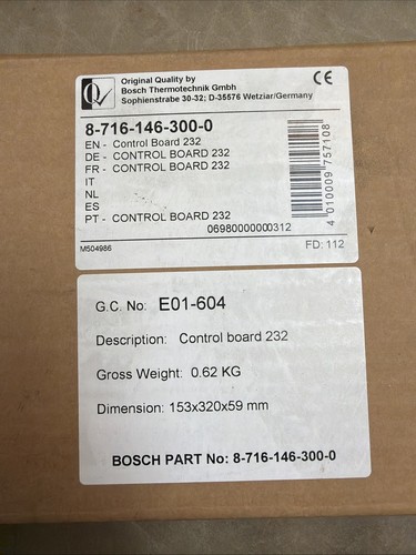 Worcester bosch rsf pcb - bosch,