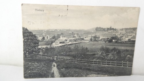 Tisbury postcard panoramic - tisbury,
