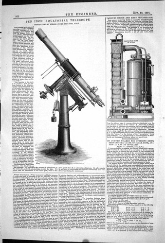 Old 1871 ten inch equatorial - 1871,