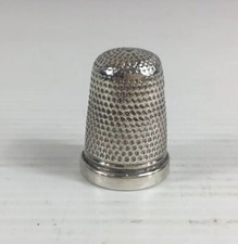 Antique Solid Silver Thimble