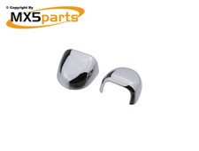 MX5 Chrome Windscreen Washer Nozzle Jet Covers 15mm Mazda MX-5 Mk1 Mk2 1989>2005