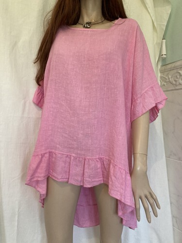 Women pink linen - women’s,