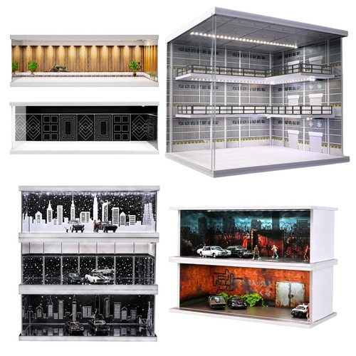 Diorama showroom scale - diorama, 1:64
