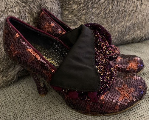 Irregular choice purple gold - &,