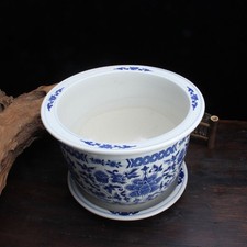 China Flower Pot Ceramic Blue