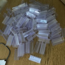 150x Plastic Shelf Labels 6cm X 3 Cm  Fit Shelves 2x3cm