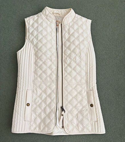 Joules white quilted - joules,