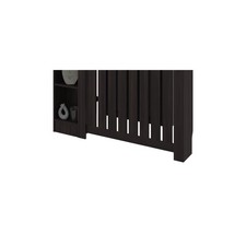 Black Engineered Wood Radiator