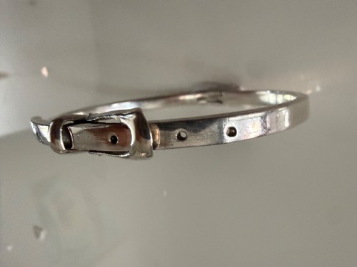 Vintage silver belt buckle