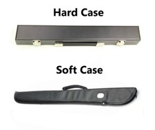 Soft hard black cue - or, case