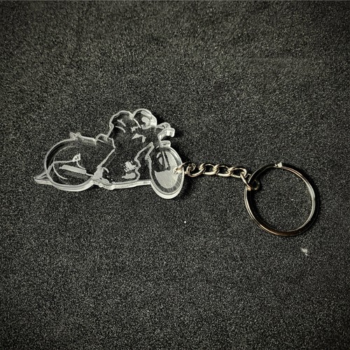Speedway bike key - ring, oval