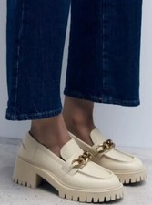 ZARA FAUX LEATHER HEELED