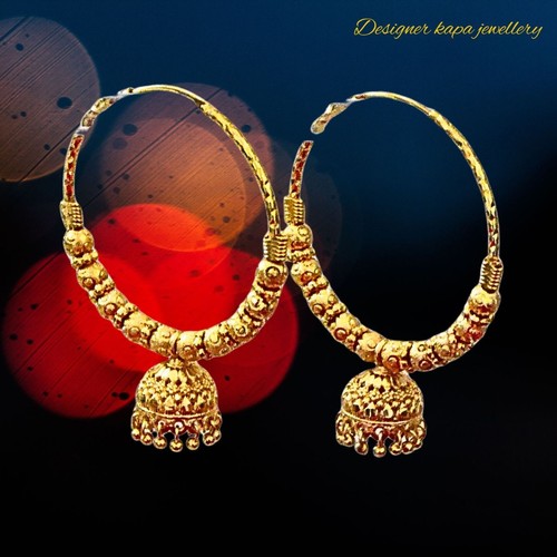 Gold plated earrings - plated,