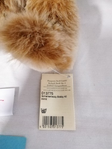 Steiff 013775 bobby plush - 013775, 'bobby'