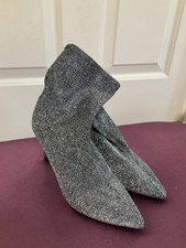 Boden Silver Metallic Glittery