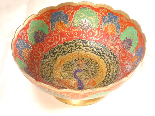 Vintage peacock brass - vintage,