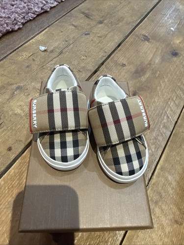Baby burberry low top sneaker - burberry,