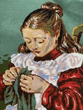 Completed vintage tapestry 