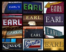 EARL Name Poster featuring