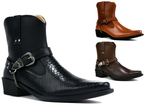 Mens western snake - mens,