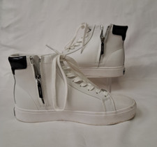 Calvin Klein Zip Up High Top Trainers UK 5