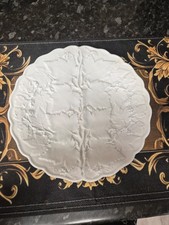 White Large  Plate Of Meissen