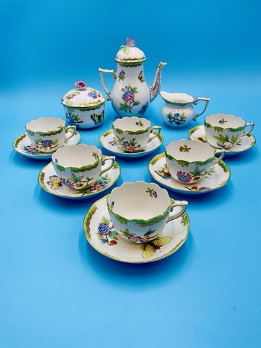 Herend porcelain handpainted - herend,