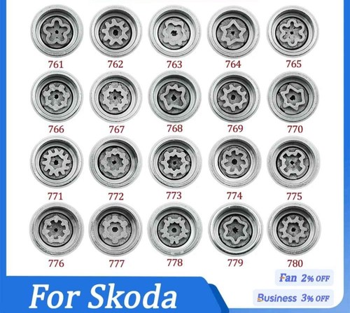 Skoda locking wheel - nut, bolt