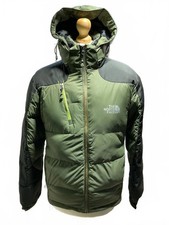 The North Face Men's Insulated Hooded Jacket Green and Black