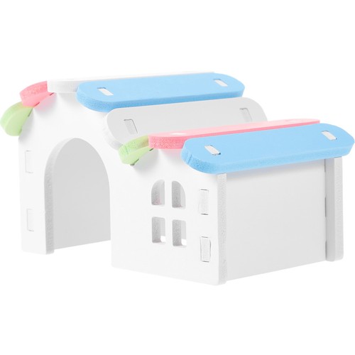 Wooden hamster house - wooden, hideout