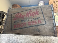 Vintage Soda Crate Sky High