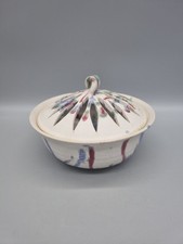 A Barbara Ward, Amberley, Sussex, Studio Pottery Pot Pourri Lidded Pierced Bowl.