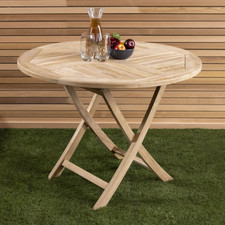 2-4 Seater Round Teak Table -