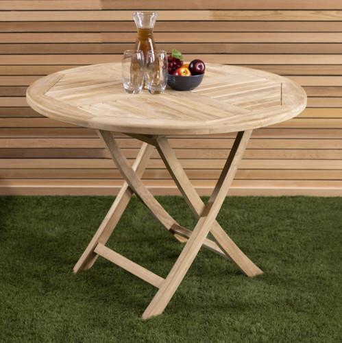 Seater round teak - round, table