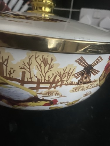 Large enamel stock - large, casserole